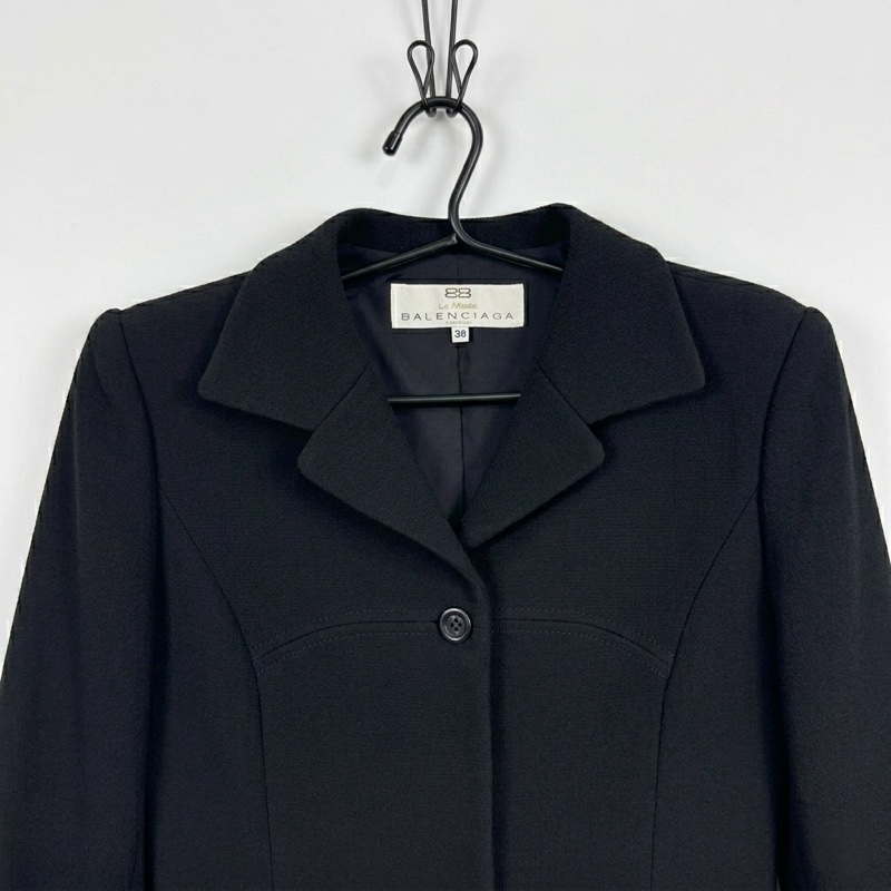 【全新閒置🎁】 Balenciaga 巴黎世家 修身版型 西裝外套 (專櫃10.6萬)-3
