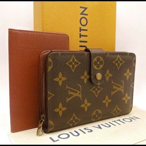日本二手／LV／  錢包+零錢袋+護照夾