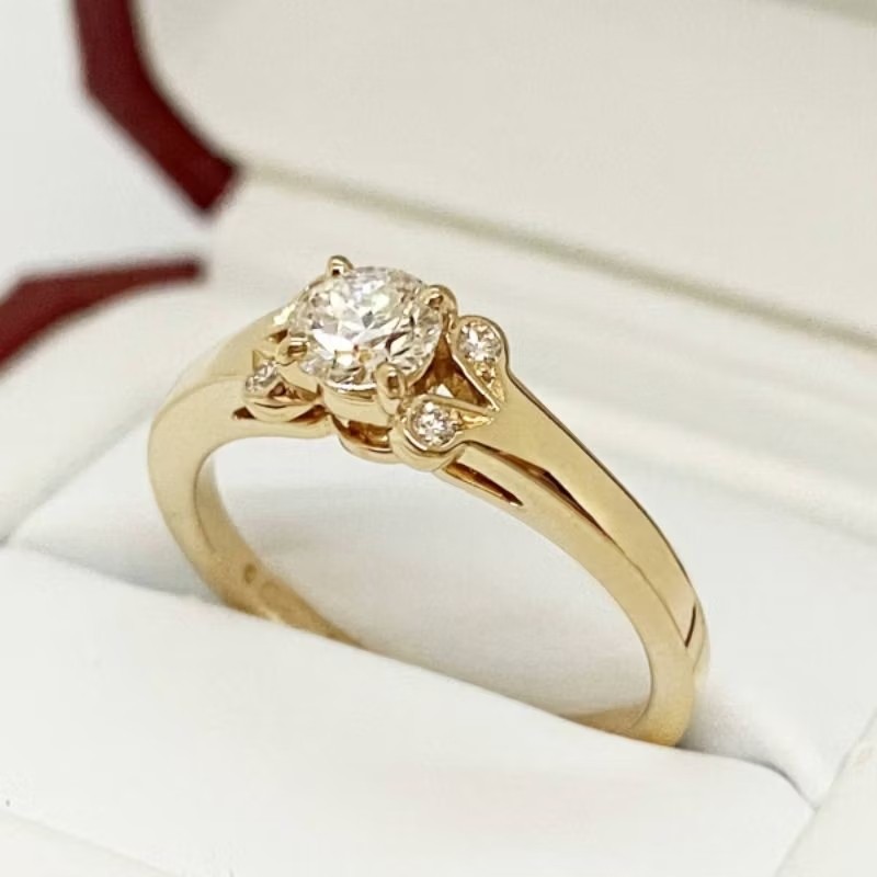 經典優雅 Cartier 卡地亞 Ballerine 芭蕾系列 18K金 750 玫瑰金 GIA 天然鑽石戒指 鑽戒-1