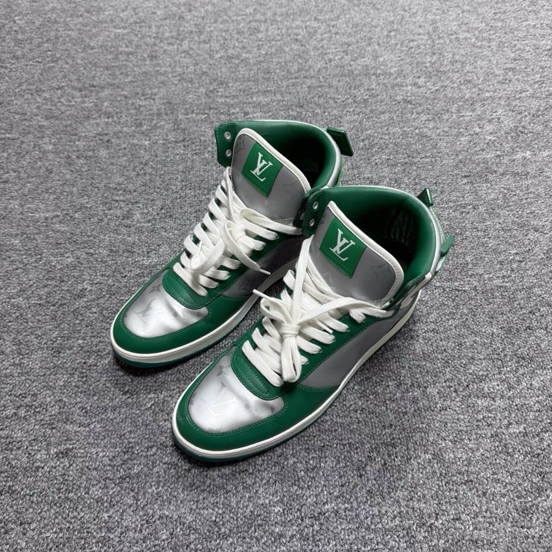 Louis Vuitton LV Rivoli系列 老花滿印高幫板鞋 41.5碼 UK7.5-0