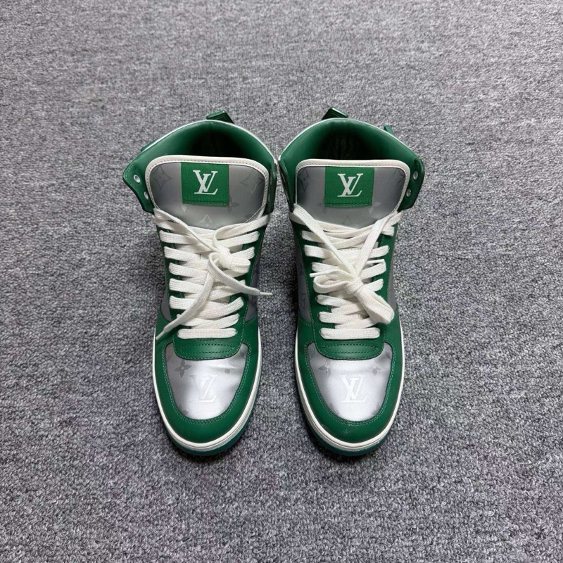 Louis Vuitton LV Rivoli系列 老花滿印高幫板鞋 41.5碼 UK7.5-1