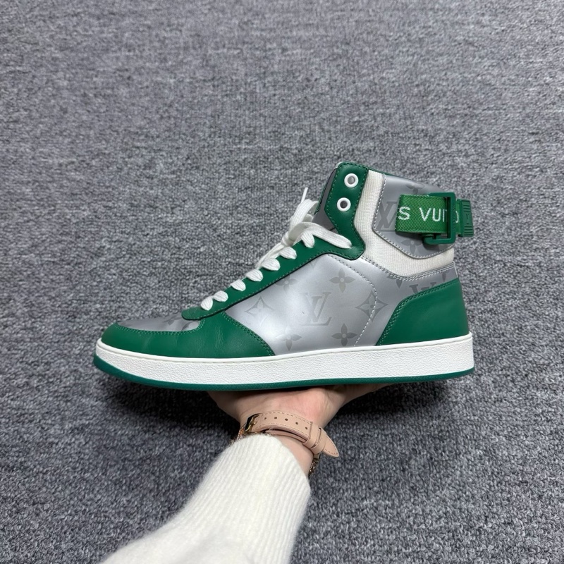 Louis Vuitton LV Rivoli系列 老花滿印高幫板鞋 41.5碼 UK7.5-3