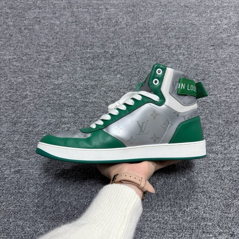 Louis Vuitton LV Rivoli系列 老花滿印高幫板鞋 41.5碼 UK7.5-5