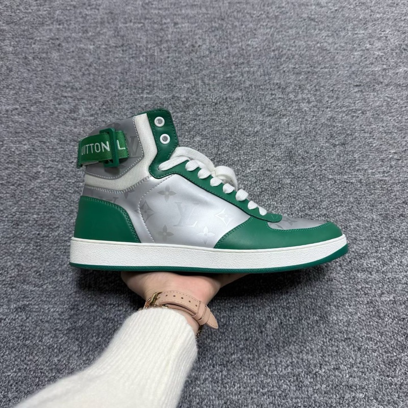 Louis Vuitton LV Rivoli系列 老花滿印高幫板鞋 41.5碼 UK7.5-6