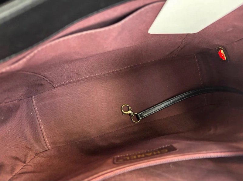 【97新 ✨ 全網最低價！】 中古 CHANEL香奈兒 黑金菱格托特包 單肩腋下包（下單前先詢問庫存❗️）-11