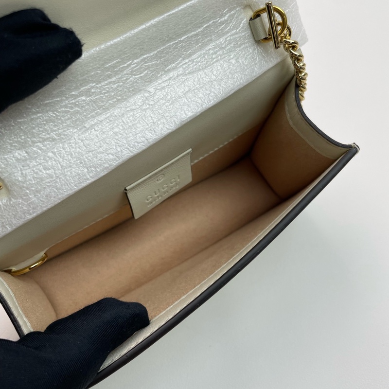 Gucci古馳塞爾維亞鏈條包16.5*9-7