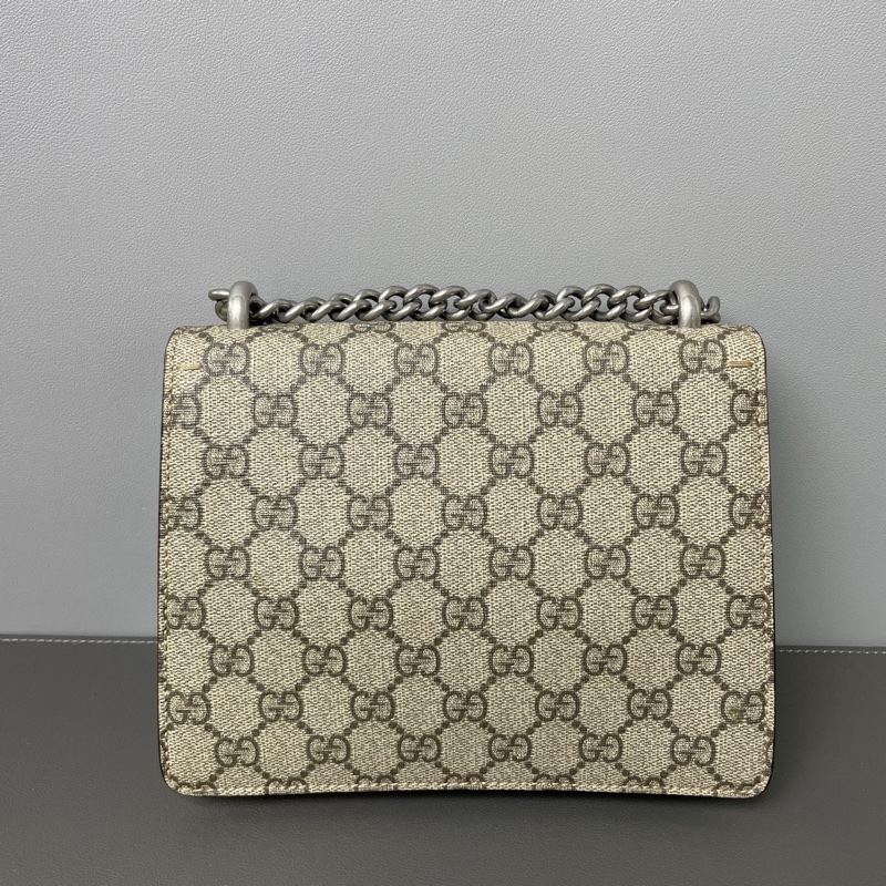 gucci/古馳 029黑標 小號 老花酒神鏈條包 單鏈雙鏈背都好看,版型完美,鍊子長,百搭不挑人,-1