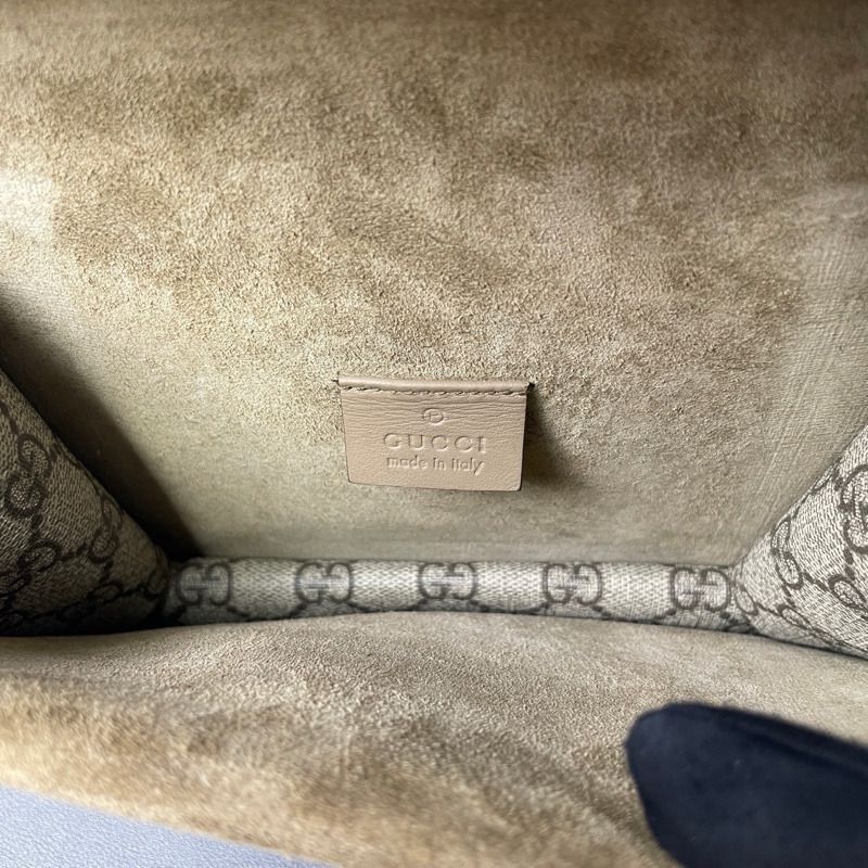 gucci/古馳 029黑標 小號 老花酒神鏈條包 單鏈雙鏈背都好看,版型完美,鍊子長,百搭不挑人,-8