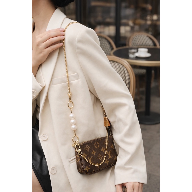 路易威登Louis Vuitton Mini Pochette 經典老花 迷你包 麻將包 M58009-6