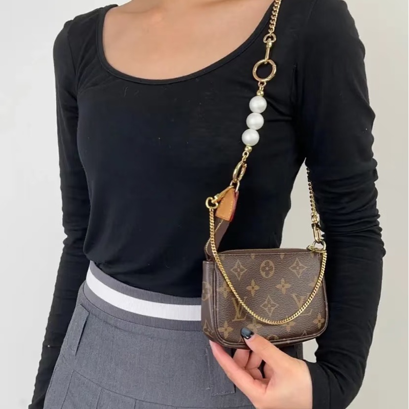 路易威登Louis Vuitton Mini Pochette 經典老花 迷你包 麻將包 M58009-9