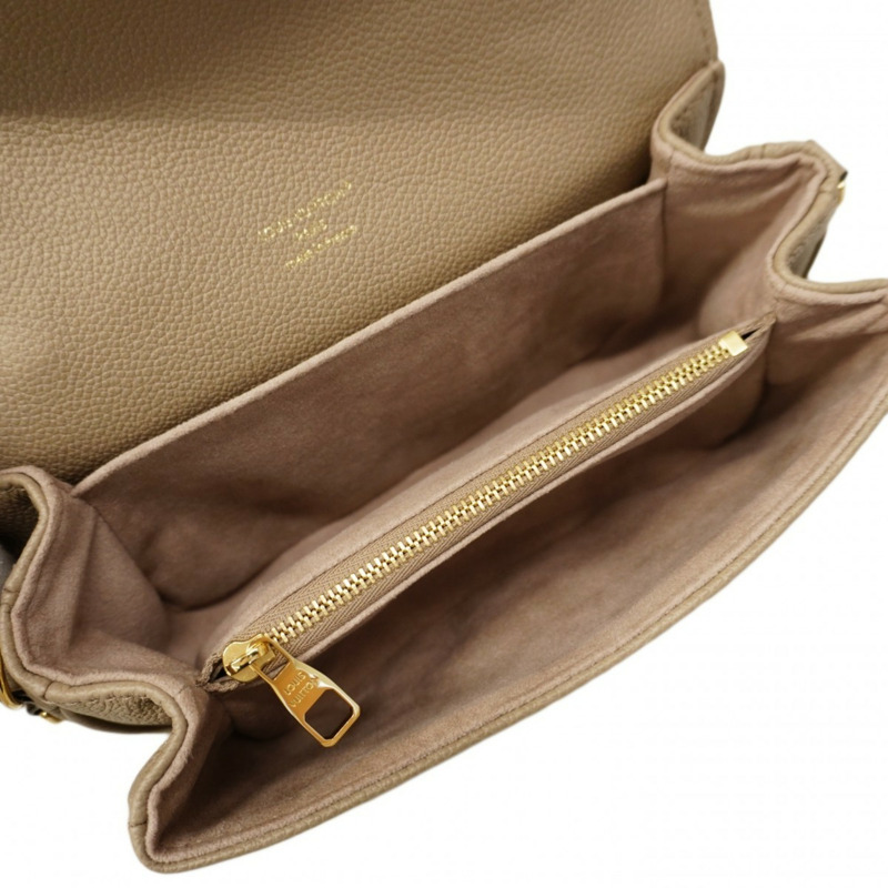 路易威登 Monogram Empreinte 雙色 Pochette Métis M23081 手提包,Tretreille 灰色/奶油色,女士 2 路包-3