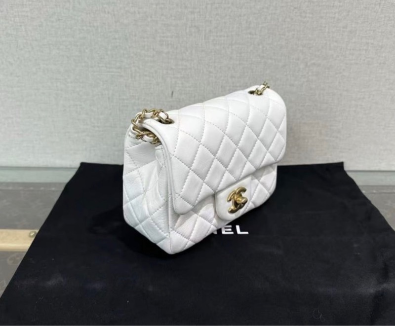CHANEL 白金金球方胖子17*13*7.55 98新配件塵袋盒子保卡-1