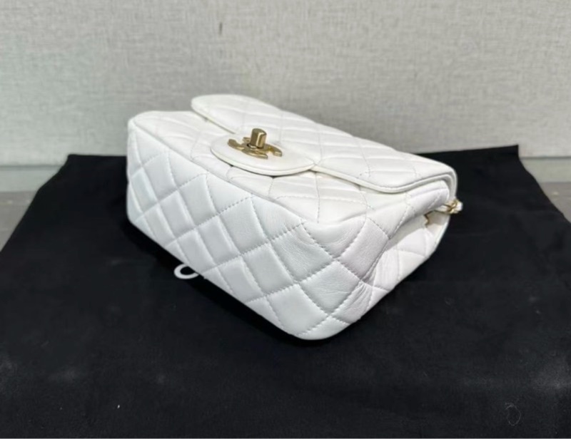 CHANEL 白金金球方胖子17*13*7.55 98新配件塵袋盒子保卡-2