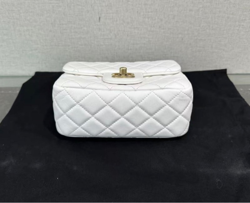 CHANEL 白金金球方胖子17*13*7.55 98新配件塵袋盒子保卡-3