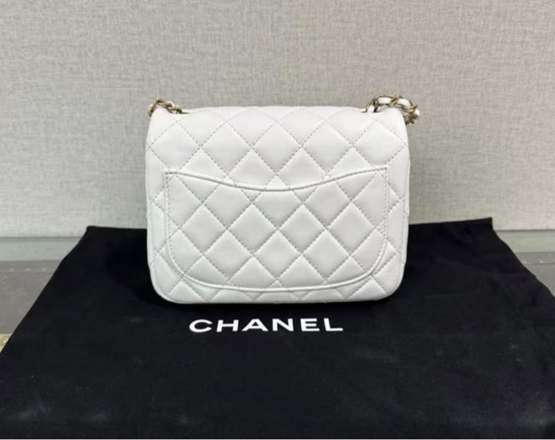 CHANEL 白金金球方胖子17*13*7.55 98新配件塵袋盒子保卡-4