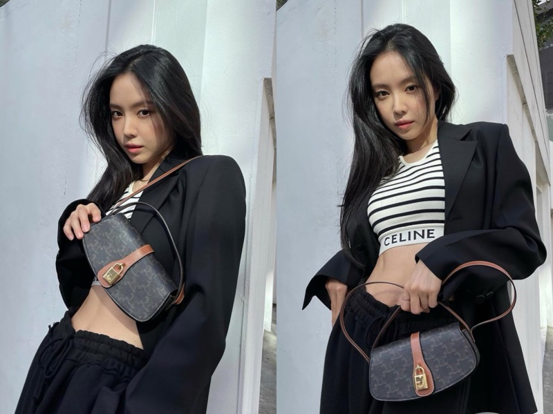 ෆ Celine Tabou Triomphe鎖頭包-1