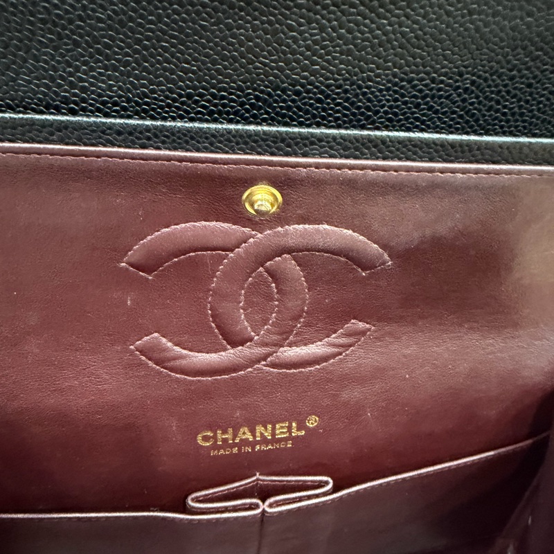 classic flap 25 cf25 黑色金扣-14