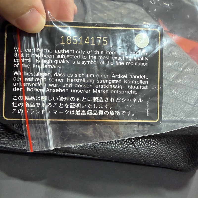 classic flap 25 cf25 黑色金扣-19