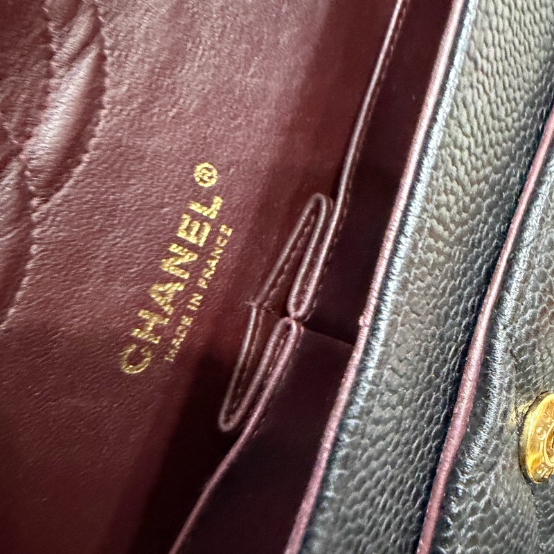 classic flap 25 cf25 黑色金扣-22
