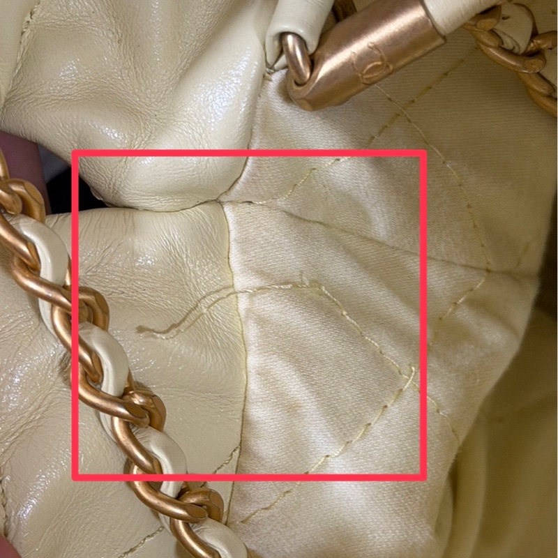 香奈兒 22bag mini 小雞黃 晶片款-25