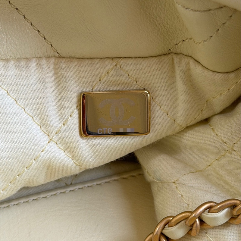 香奈兒 22bag mini 小雞黃 晶片款-26