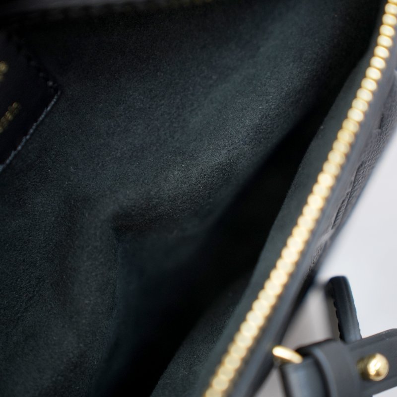 Louis Vuitton/路易威登 High Rise黑色壓紋牛皮腰包 近全新-7