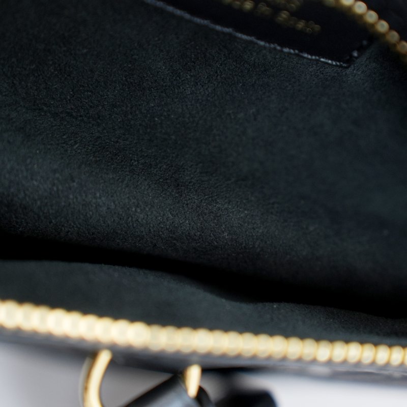 Louis Vuitton/路易威登 High Rise黑色壓紋牛皮腰包 近全新-8