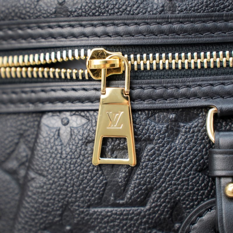 Louis Vuitton/路易威登 High Rise黑色壓紋牛皮腰包 近全新-10