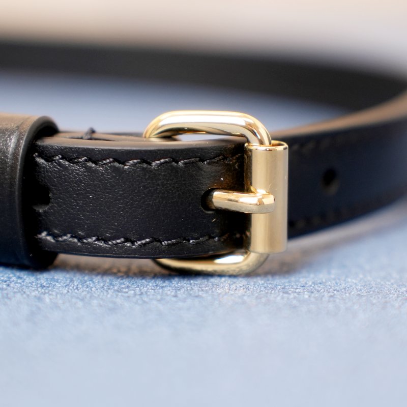 近全新 Louis Vuitton/路易威登 Speedy20 黑色壓紋牛皮斜挎包 芯片款-14