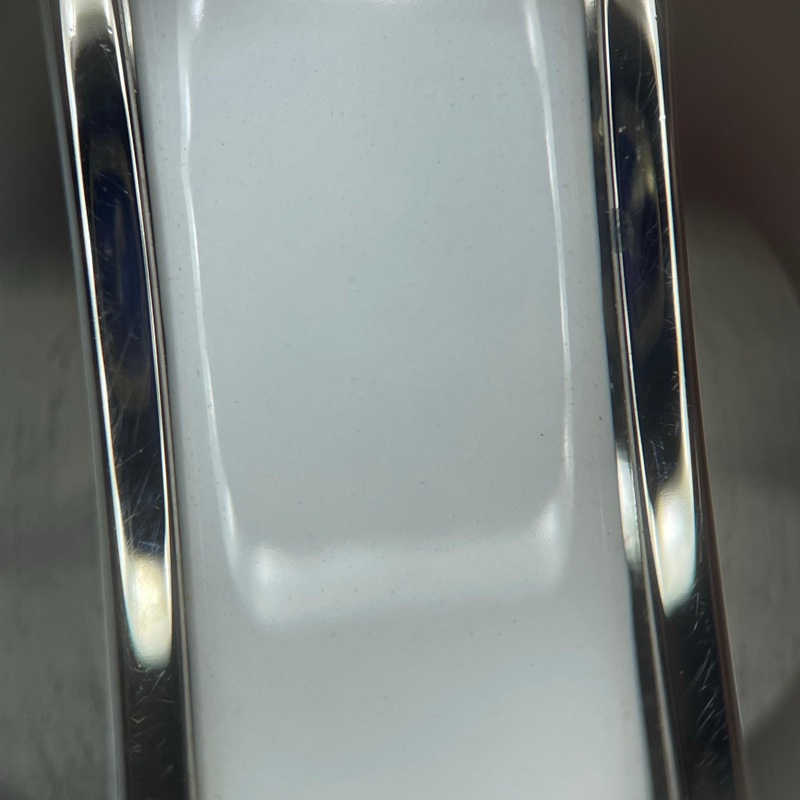 Hermes 98新 FI碼閒置 Clic H琺瑯手環 白銀 /PM-12