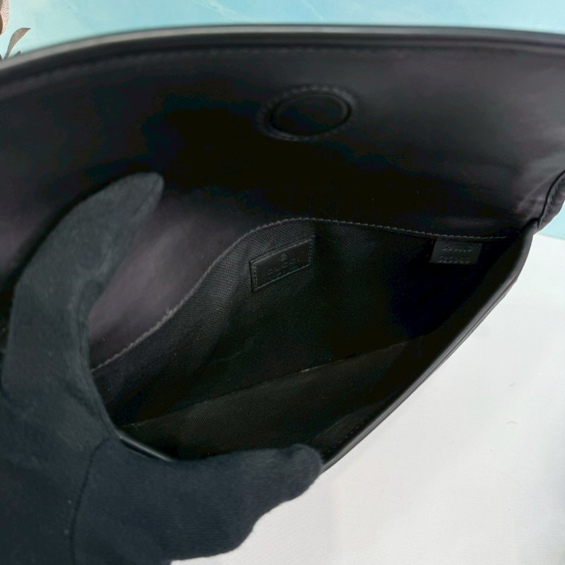 GUCCI Supreme黑花帆布胸腰包-5