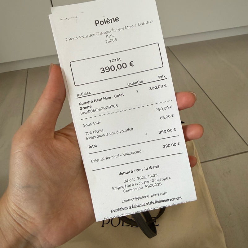 POLENE Polène numéro neuf mini 顏色GALET GRAINÉ色-3