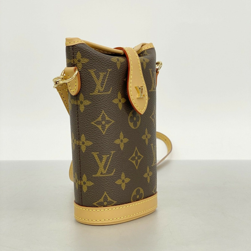 路易威登 Monogram Fold Me 手拿包/肩背包 M80874 棕色 女士-1