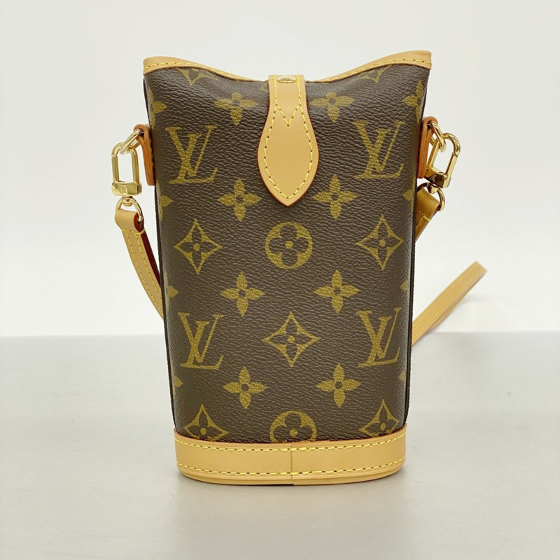 路易威登 Monogram Fold Me 手拿包/肩背包 M80874 棕色 女士-7