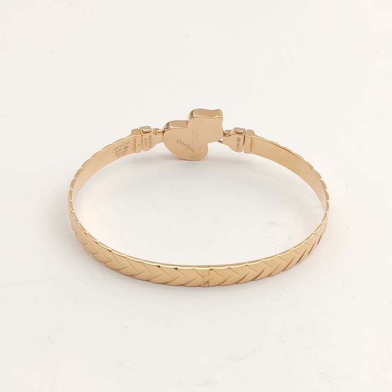 Qeelin 18K玫瑰金鑽石wulu百變系列滿鑽葫蘆手鐲-3