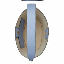 快速出貨！【TORY BURCH】雙T-LOGO素面皮革水桶包-天空藍