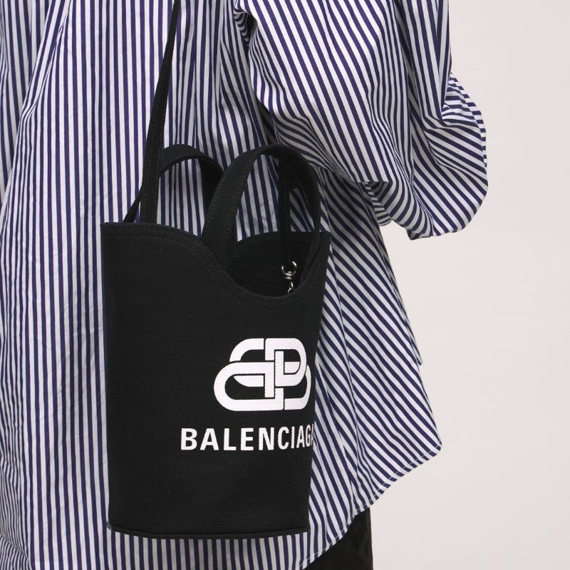 Balenciaga wave tote bag ( Black )-3