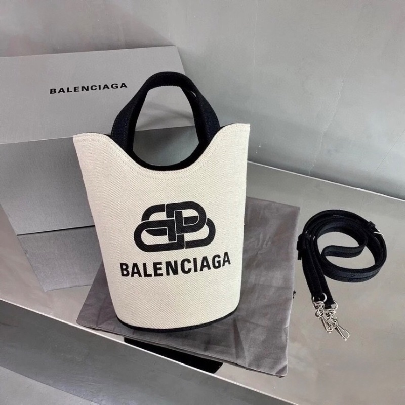 Balenciaga wave tote bag ( White )-0