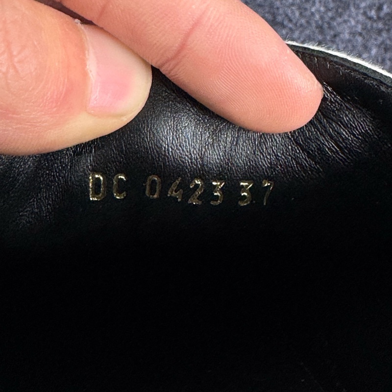 99新 Dior迪奧 Walk'n'Dior黑白拼色帆布鞋】37碼 女款 低幫 。-4