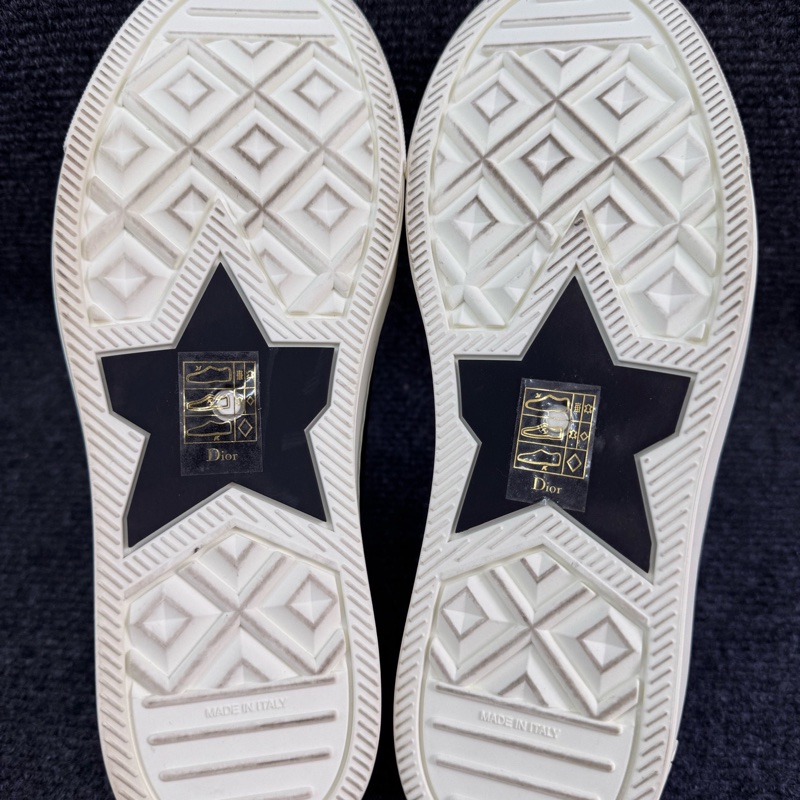 99新 Dior迪奧 Walk'n'Dior黑白拼色帆布鞋】37碼 女款 低幫 。-6