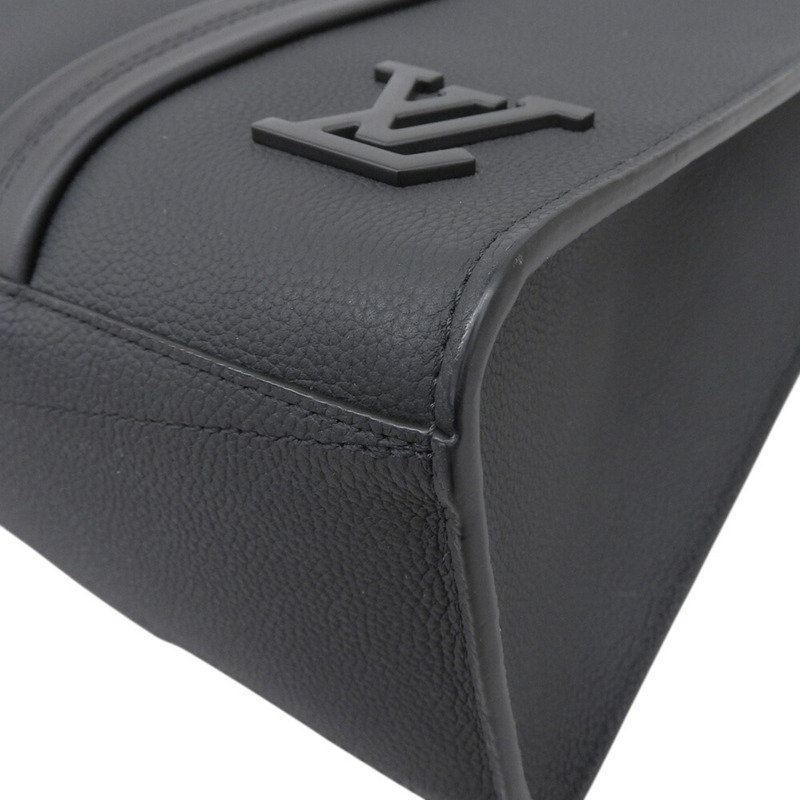 近新 Louis Vuitton LV Aerogram Takeoff 手提包 M57308 肩背包 黑色-3