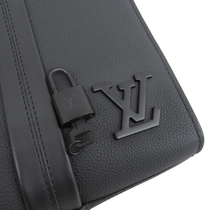 近新 Louis Vuitton LV Aerogram Takeoff 手提包 M57308 肩背包 黑色-4