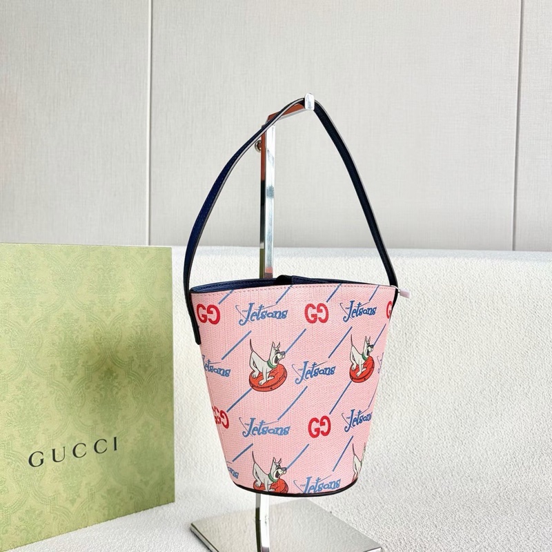 Gucci傑森一家兒童水桶包11*16*11 99新配件盒子 塵袋-3