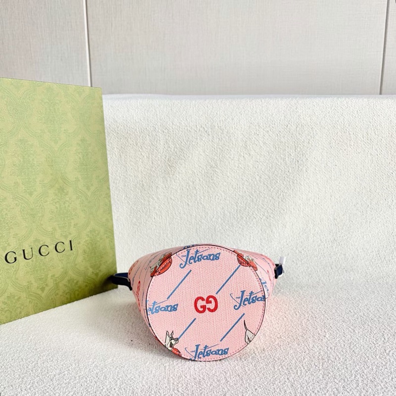 Gucci傑森一家兒童水桶包11*16*11 99新配件盒子 塵袋-4