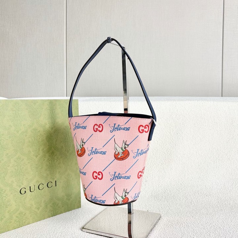 Gucci傑森一家兒童水桶包11*16*11 99新配件盒子 塵袋-5