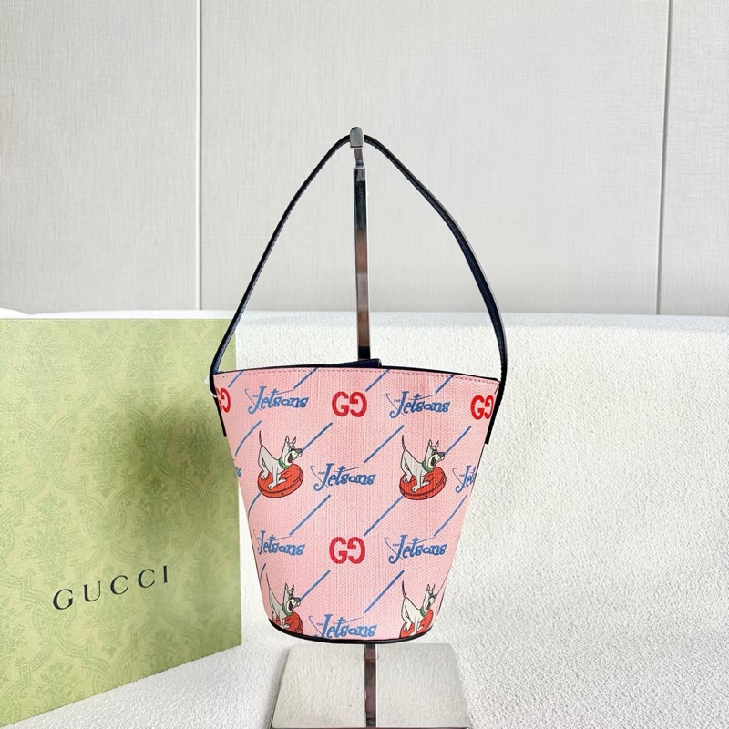 Gucci傑森一家兒童水桶包11*16*11 99新配件盒子 塵袋-6