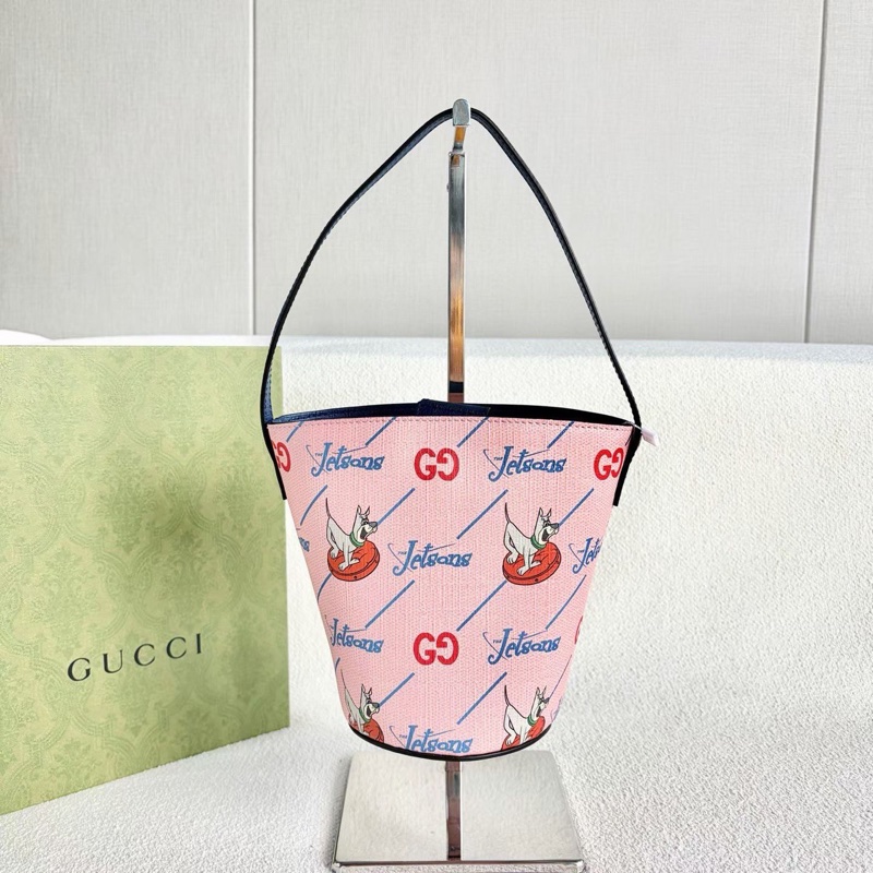 Gucci傑森一家兒童水桶包11*16*11 99新配件盒子 塵袋-7