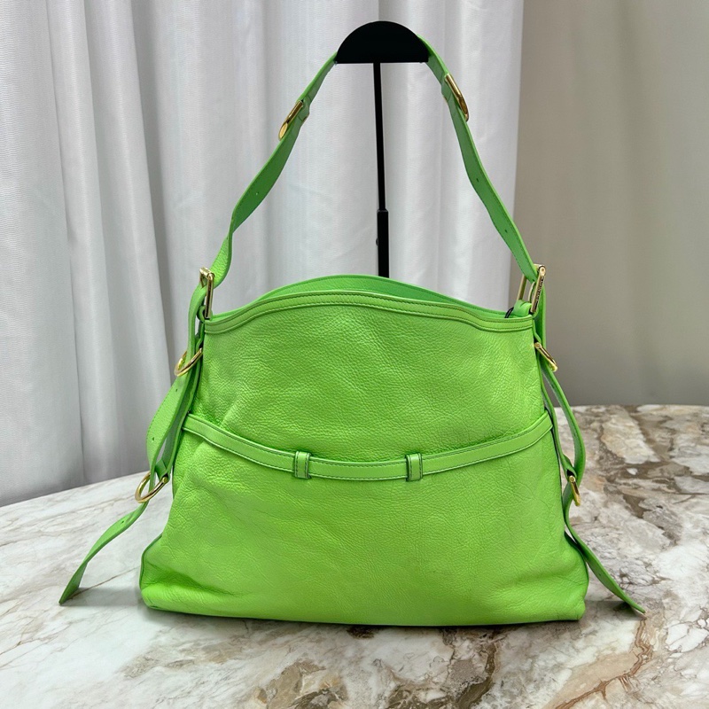 GIVENCHY Voyou綠色中號 托特肩背斜背包38*28*4.5 98新配件塵袋-7