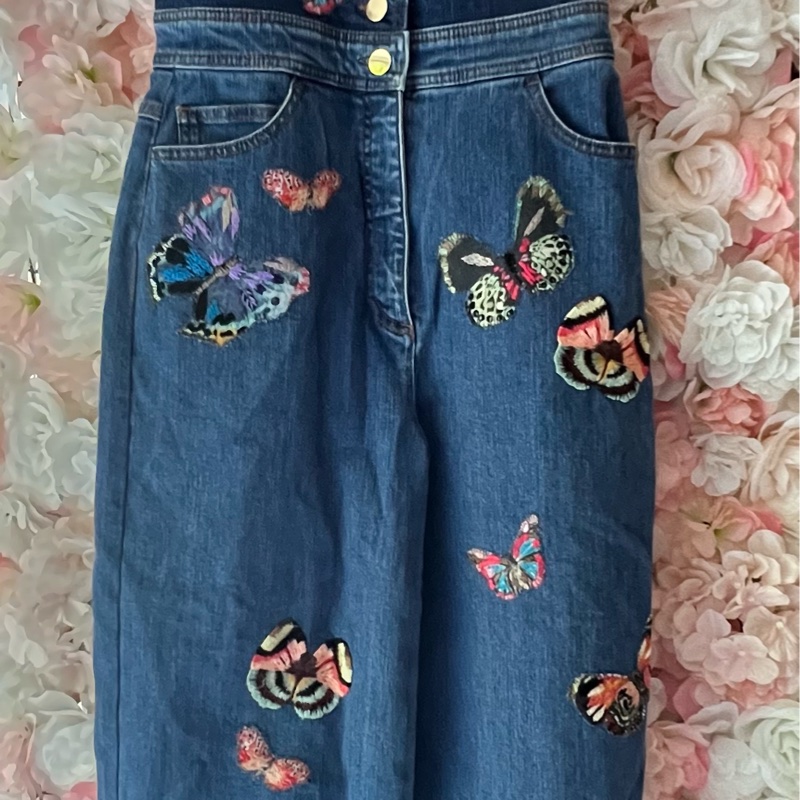 華倫天奴背帶褲28碼-1