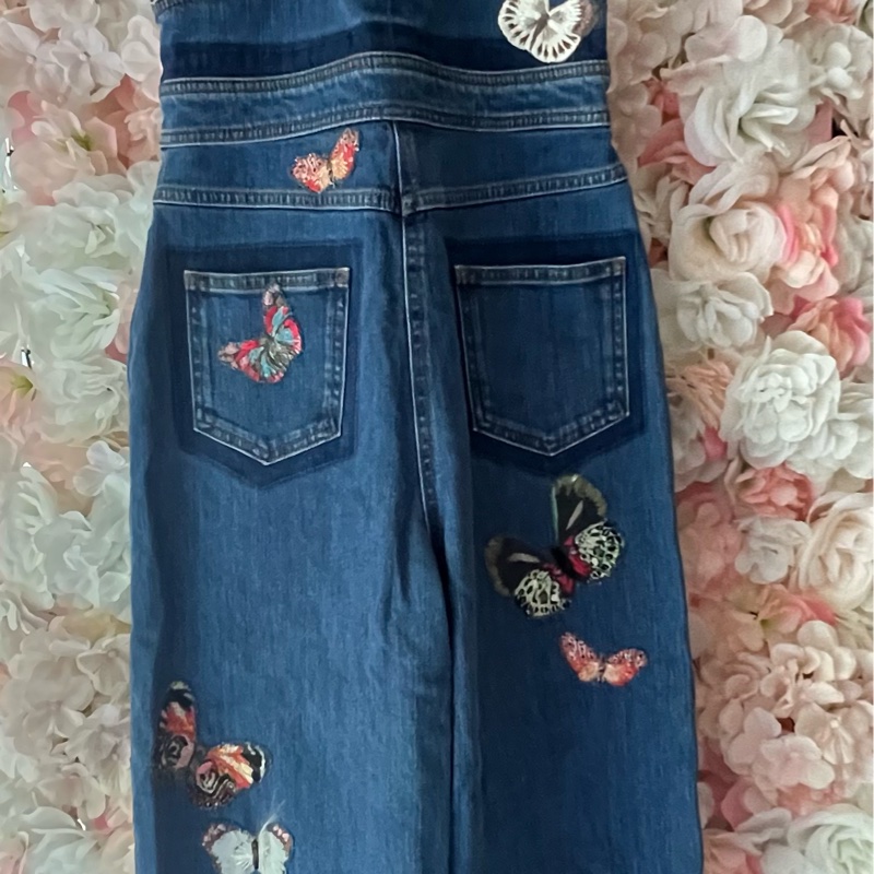 華倫天奴背帶褲28碼-4